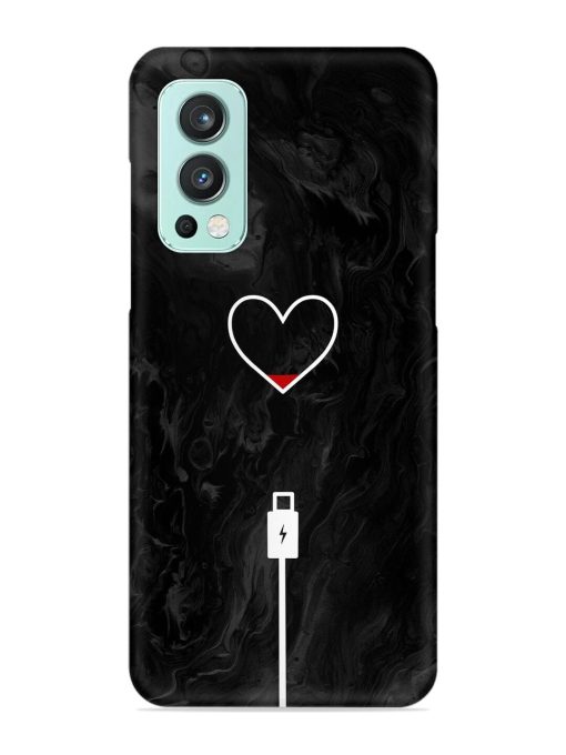 Heart Charging Vector Snap Case for Oneplus Nord 2 (5G) Zapvi