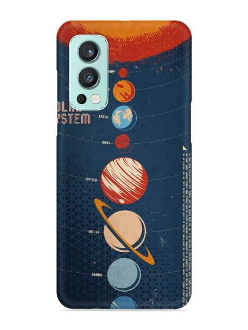 Solar System Vector Snap Case for Oneplus Nord 2 (5G) Zapvi