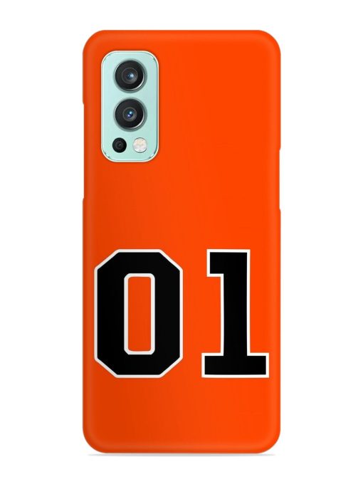 01 Number Snap Case for Oneplus Nord 2 (5G)