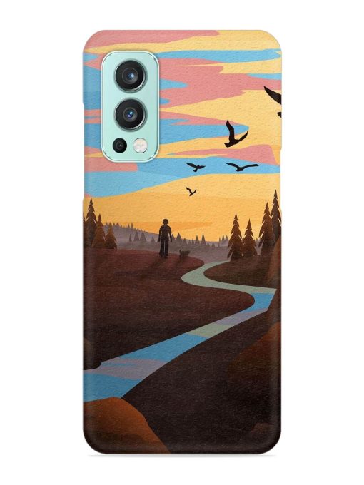 Natural Landscape Art Snap Case for Oneplus Nord 2 (5G) Zapvi