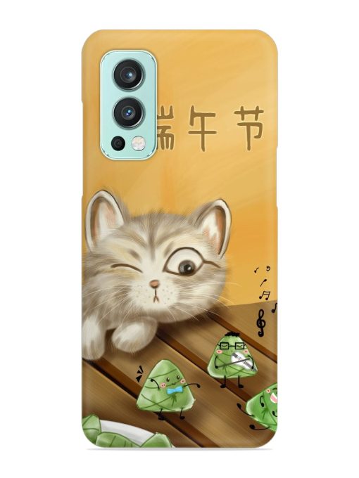 Cat Scorpion Dancing Snap Case for Oneplus Nord 2 (5G)