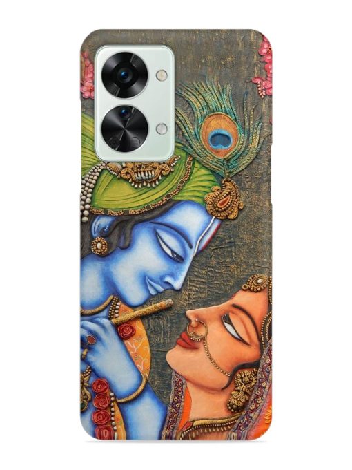 Lord Radha Krishna Flute Art Snap Case for Oneplus Nord 2T (5G) Zapvi