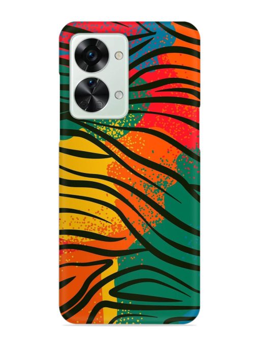 Bright Colorful Snap Case for Oneplus Nord 2T (5G) Zapvi