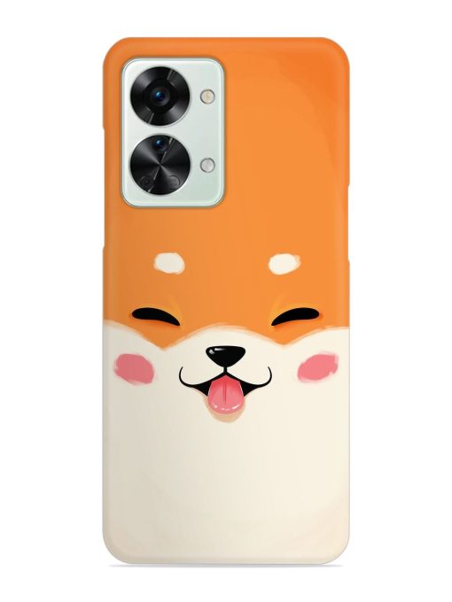 Happy Cat Art Snap Case for Oneplus Nord 2T (5G) Zapvi