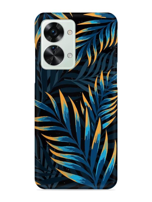 Abstract Leaf Art Snap Case for Oneplus Nord 2T (5G)