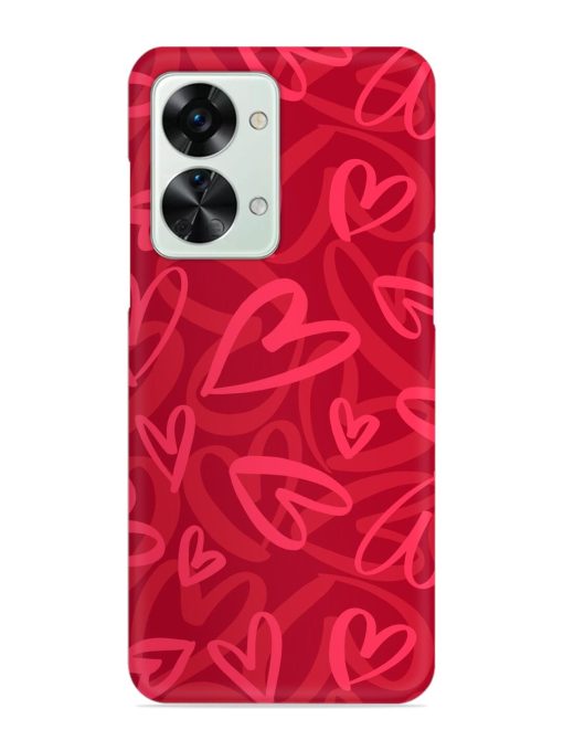 Seamless Romantic Pattern Snap Case for Oneplus Nord 2T (5G) Zapvi