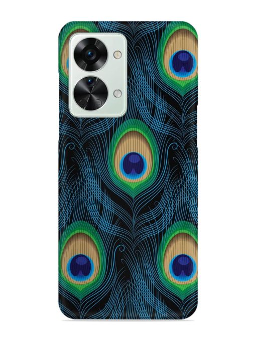 Seamless Pattern Peacock Snap Case for Oneplus Nord 2T (5G)