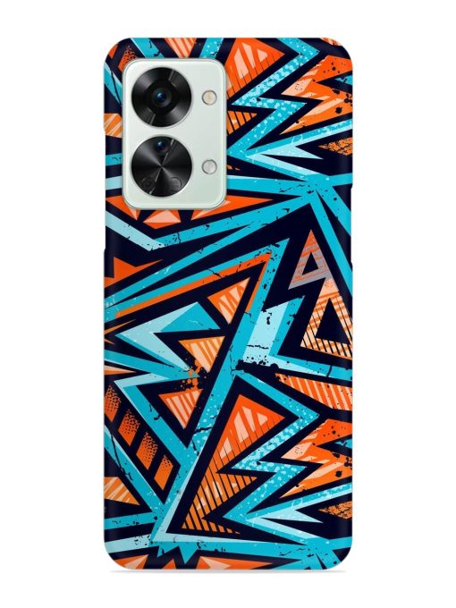 Abstract Seamless Grunge Snap Case for Oneplus Nord 2T (5G) Zapvi