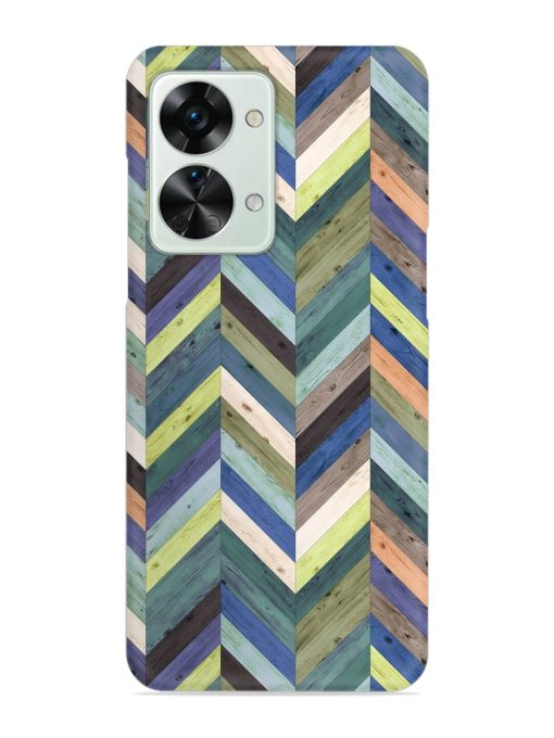 Chevron Random Color Snap Case for Oneplus Nord 2T (5G) Zapvi