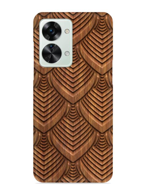 Carved Pattern On Snap Case for Oneplus Nord 2T (5G) Zapvi