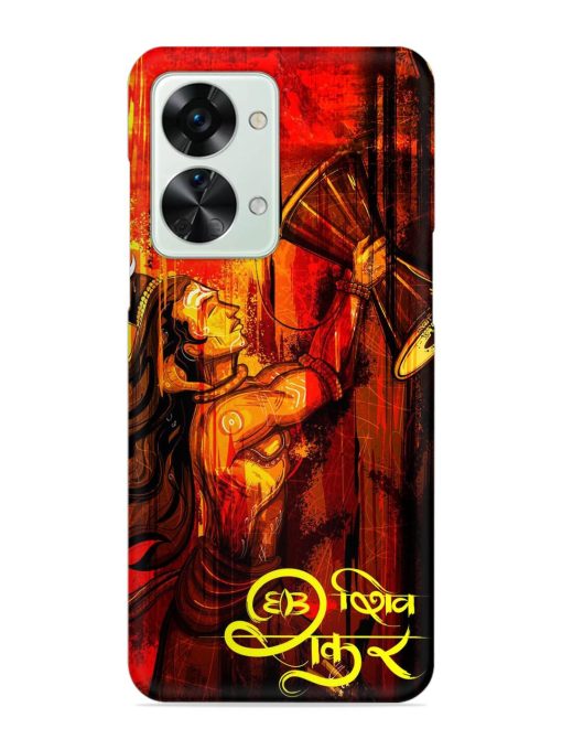 Illustration Lord Shiva Snap Case for Oneplus Nord 2T (5G) Zapvi