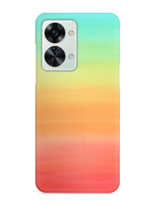 Background Sky Watercolor Snap Case for Oneplus Nord 2T (5G) Zapvi