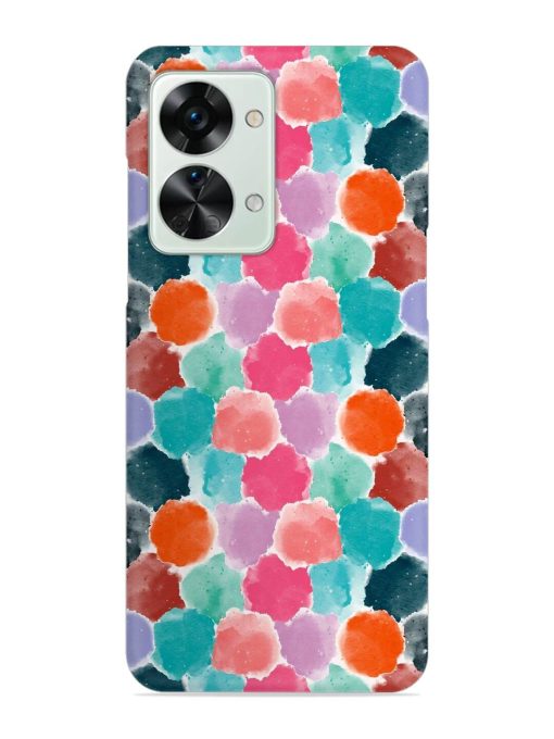 Colorful Seamless Pattern Snap Case for Oneplus Nord 2T (5G) Zapvi