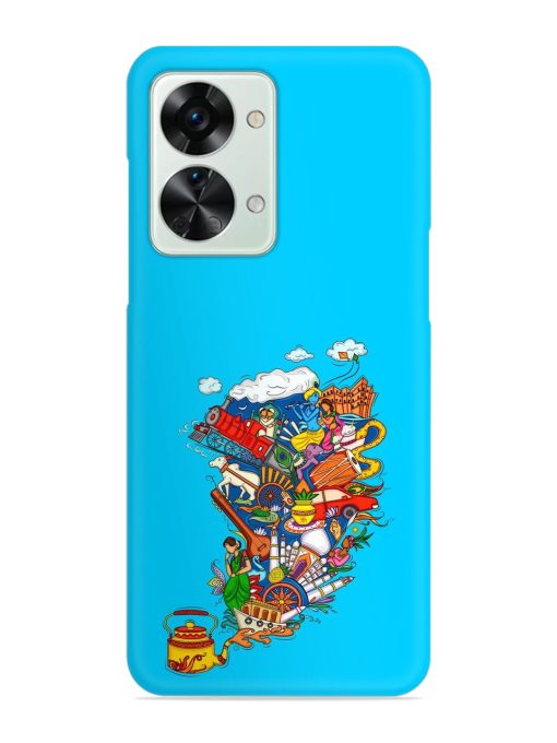 Vector Design Indian Snap Case for Oneplus Nord 2T (5G)