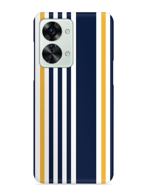 Seamless Stripe Pattern Snap Case for Oneplus Nord 2T (5G) Zapvi