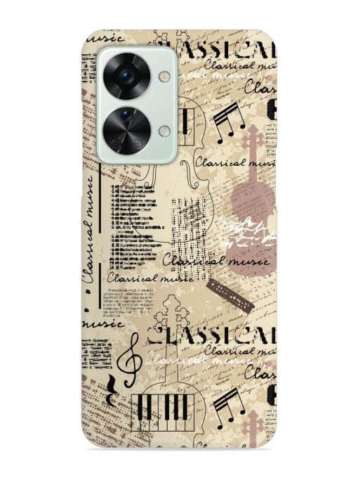 Classical Music Lpattern Snap Case for Oneplus Nord 2T (5G) Zapvi