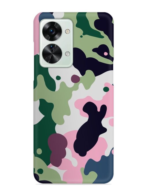 Seamless Funky Camouflage Snap Case for Oneplus Nord 2T (5G)