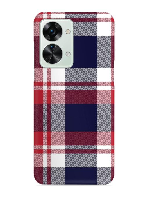 Classic Plaid Tartan Snap Case for Oneplus Nord 2T (5G) Zapvi