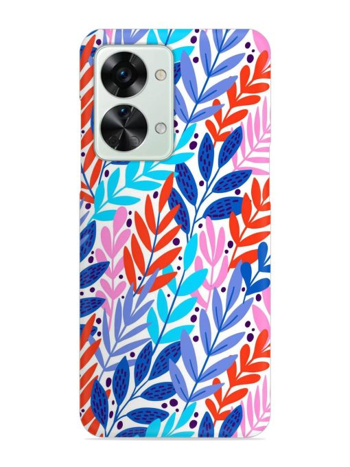 Bright Floral Tropical Snap Case for Oneplus Nord 2T (5G) Zapvi