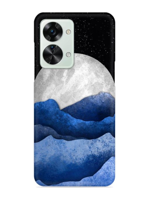 Full Moon Mountain Vector Snap Case for Oneplus Nord 2T (5G)