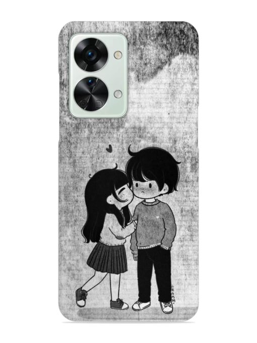 Couple Love Highlights Snap Case for Oneplus Nord 2T (5G) Zapvi