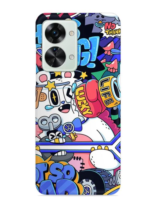 Universal Doodle Snap Case for Oneplus Nord 2T (5G)