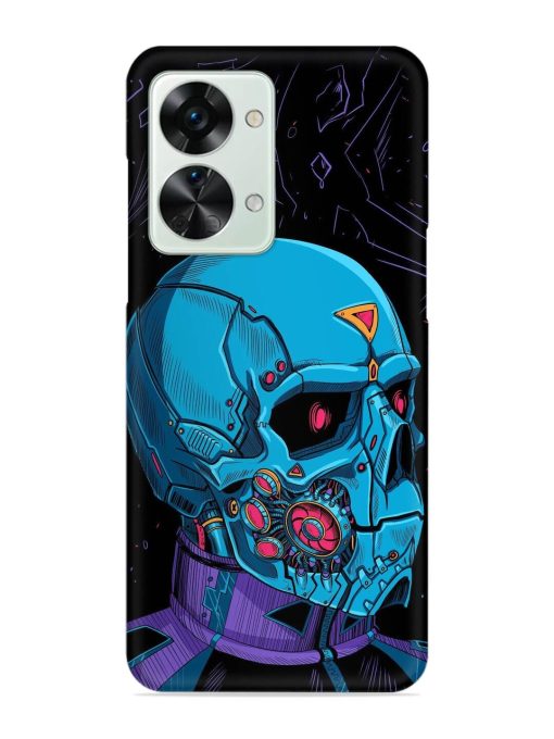 Skull Robo Vector Snap Case for Oneplus Nord 2T (5G) Zapvi