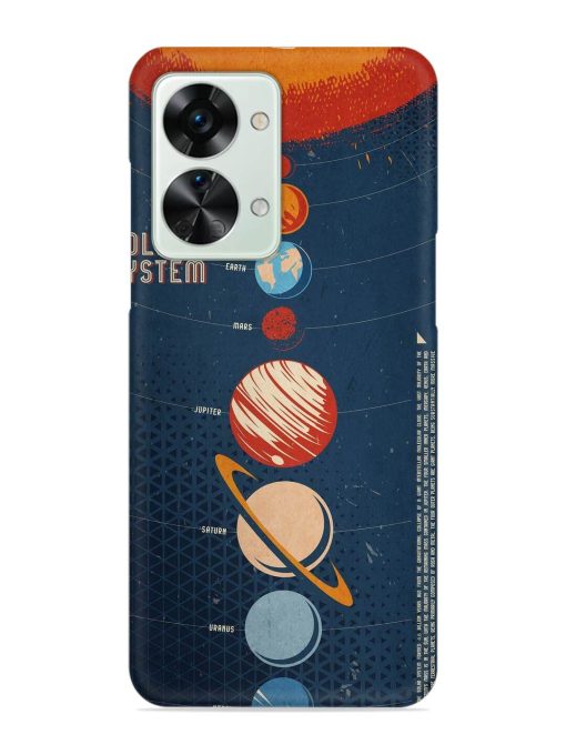 Solar System Vector Snap Case for Oneplus Nord 2T (5G) Zapvi