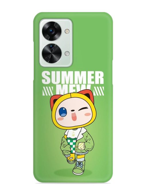 Summer Mew Snap Case for Oneplus Nord 2T (5G) Zapvi