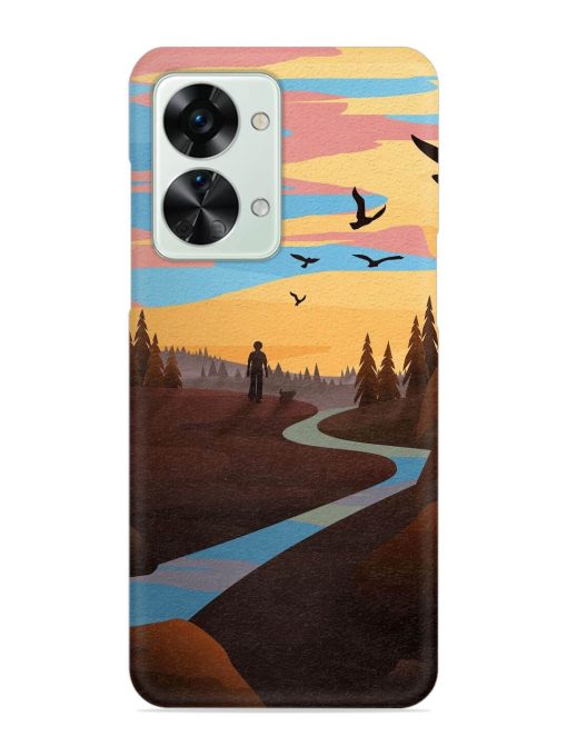 Natural Landscape Art Snap Case for Oneplus Nord 2T (5G) Zapvi