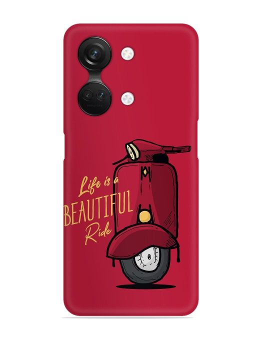 Life Is Beautiful Rides Snap Case for Oneplus Nord 3 (5G) Zapvi