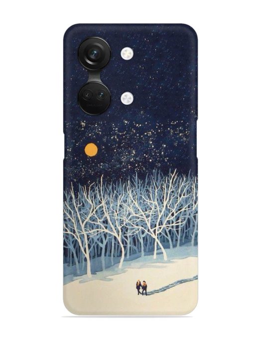 Full Moon Snowshoe Tour Snap Case for Oneplus Nord 3 (5G) Zapvi