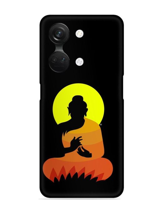 Buddha Art Black Snap Case for Oneplus Nord 3 (5G) Zapvi