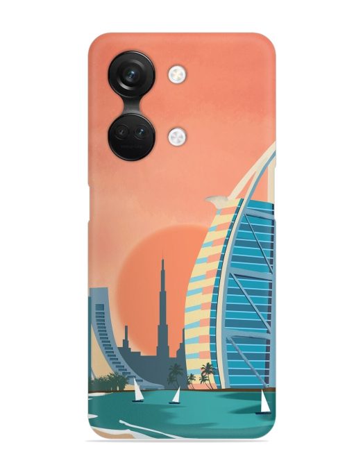 Dubai Architectural Scenery Snap Case for Oneplus Nord 3 (5G) Zapvi