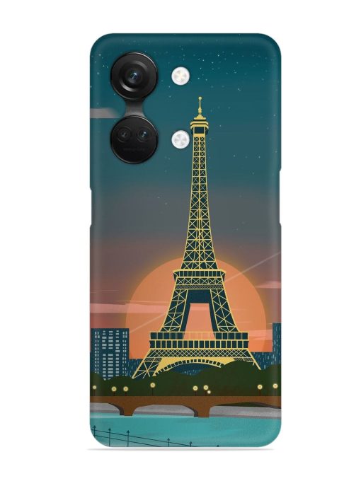 Scenery Architecture France Paris Snap Case for Oneplus Nord 3 (5G) Zapvi