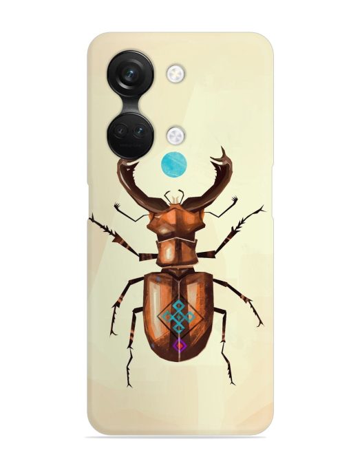 Stag Beetle Vector Snap Case for Oneplus Nord 3 (5G) Zapvi