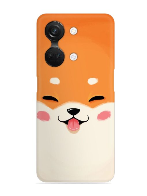 Cute Dog Face Vector Snap Case for Oneplus Nord 3 (5G) Zapvi