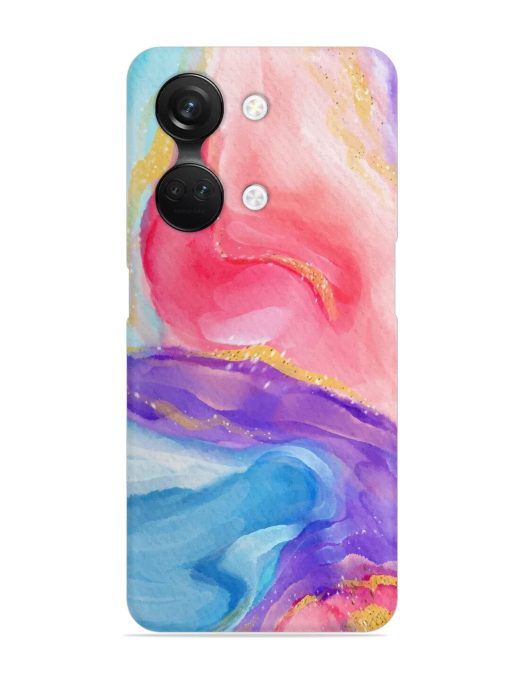 Watercolor Gradient Snap Case for Oneplus Nord 3 (5G) Zapvi