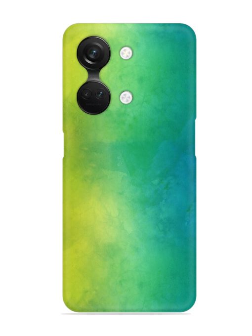 Yellow Green Gradient Snap Case for Oneplus Nord 3 (5G) Zapvi