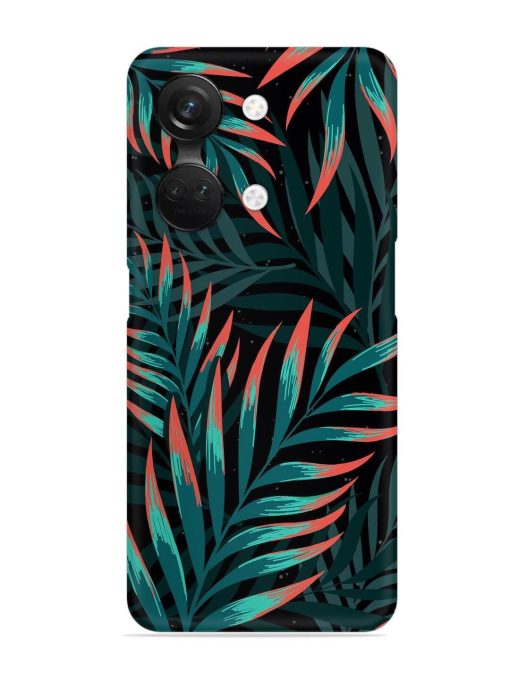 Green Leaf Art Snap Case for Oneplus Nord 3 (5G) Zapvi