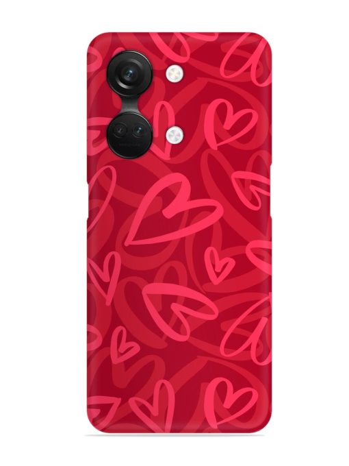 Seamless Romantic Pattern Snap Case for Oneplus Nord 3 (5G) Zapvi