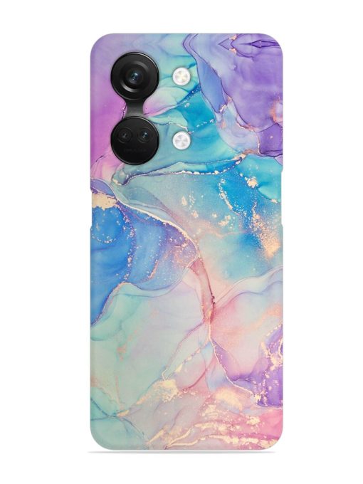 Alcohol Ink Colors Snap Case for Oneplus Nord 3 (5G) Zapvi