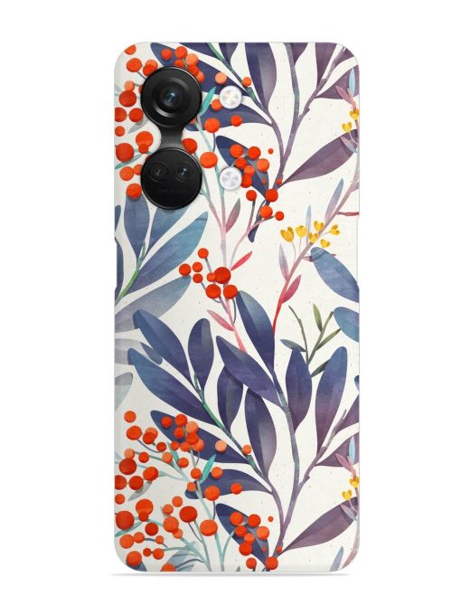 Seamless Floral Pattern Snap Case for Oneplus Nord 3 (5G) Zapvi