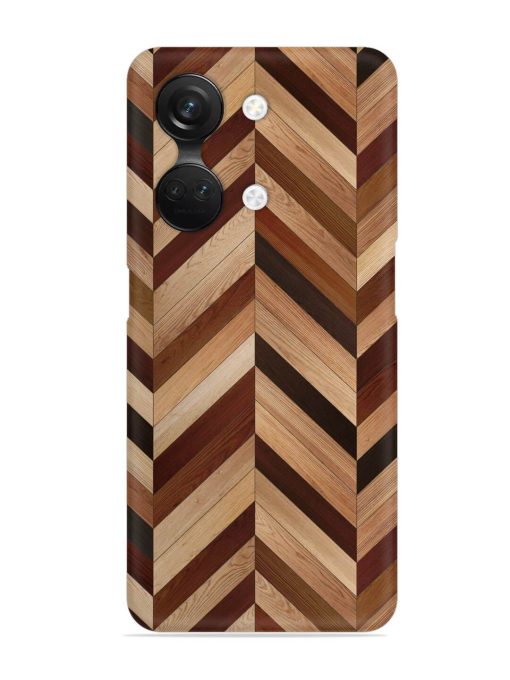 Seamless Wood Parquet Snap Case for Oneplus Nord 3 (5G) Zapvi