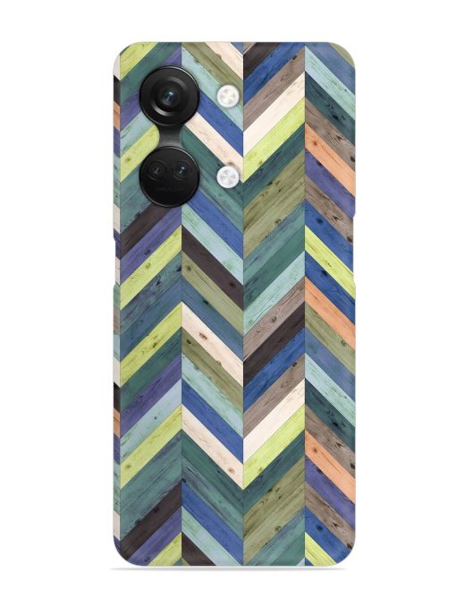 Chevron Random Color Snap Case for Oneplus Nord 3 (5G) Zapvi