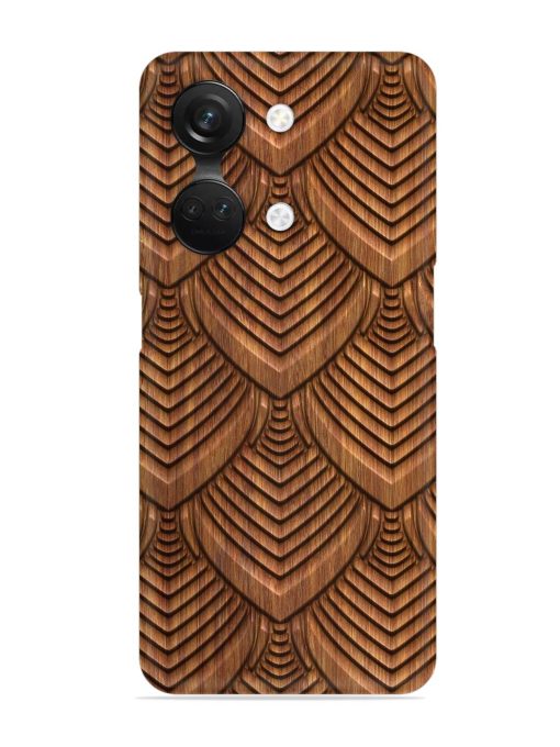 Carved Pattern On Snap Case for Oneplus Nord 3 (5G) Zapvi