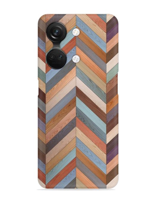 Seamless Wood Parquet Snap Case for Oneplus Nord 3 (5G) Zapvi