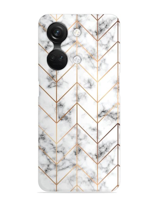 Vector Marble Texture Snap Case for Oneplus Nord 3 (5G) Zapvi