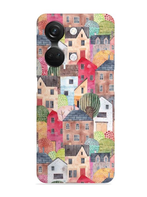 Abstract Seamless Pattern Snap Case for Oneplus Nord 3 (5G) Zapvi