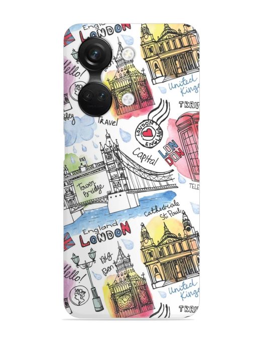 Vector London Landmark Snap Case for Oneplus Nord 3 (5G) Zapvi